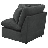 Collins Dark Grey Modular Corner Chair