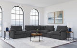 Collins 7-piece Modular Power Reclining Sectional Dark Grey