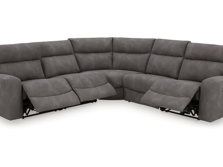 Next-Gen Durapella Slate 5-Piece Power Reclining Sectional