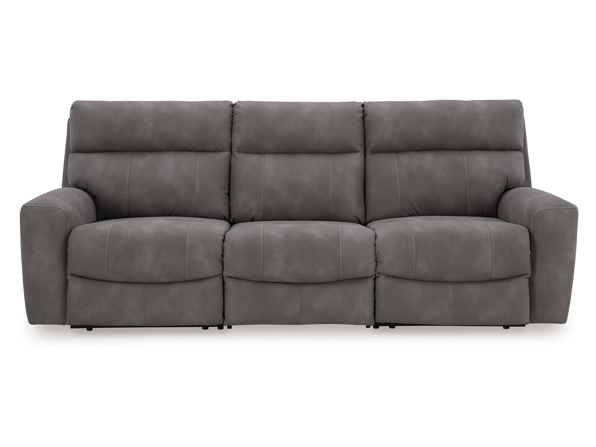 Next-Gen Durapella Slate 3-Piece Power Reclining Sectional Sofa