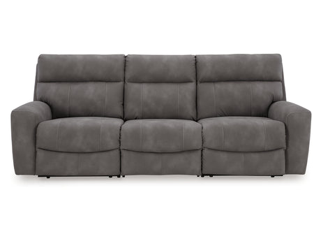 Next-Gen Durapella Slate 3-Piece Power Reclining Sectional Sofa