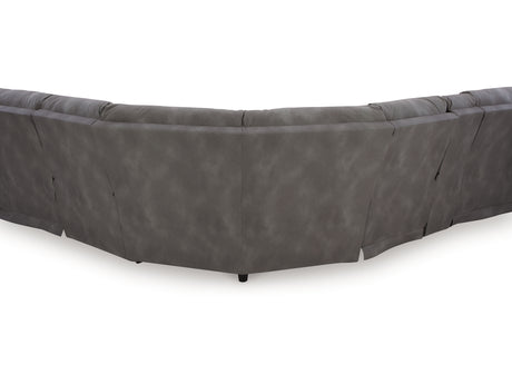 Next-Gen Durapella Slate 6-Piece Power Reclining Sectional