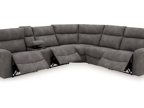 Next-Gen Durapella Slate 6-Piece Power Reclining Sectional