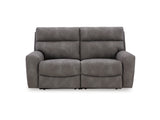 Next-Gen Durapella Slate 2-Piece Power Reclining Sectional Loveseat