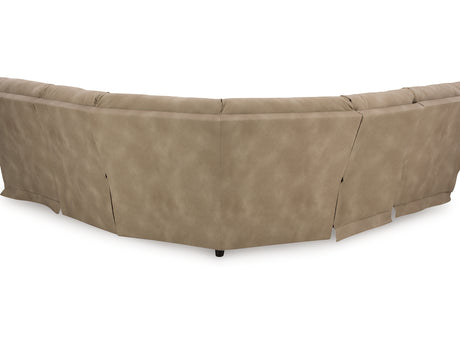 Next-Gen Durapella Sand 5-Piece Power Reclining Sectional