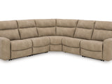 Next-Gen Durapella Sand 5-Piece Power Reclining Sectional