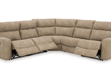 Next-Gen Durapella Sand 5-Piece Power Reclining Sectional