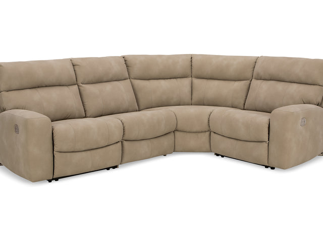 Next-Gen Durapella Sand 4-Piece Power Reclining Sectional
