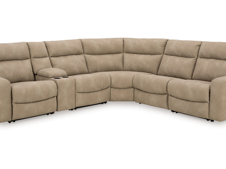Next-Gen Durapella Sand 6-Piece Power Reclining Sectional