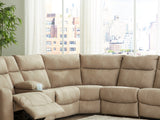 Next-Gen Durapella Sand 6-Piece Power Reclining Sectional