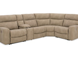 Next-Gen Durapella Sand 5-Piece Power Reclining Sectional