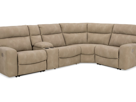 Next-Gen Durapella Sand 5-Piece Power Reclining Sectional