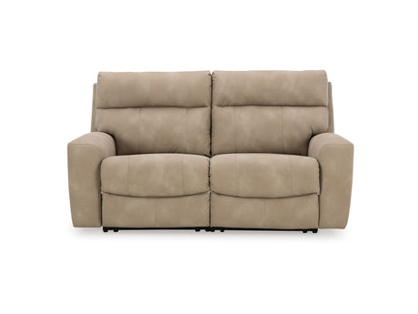 Next-Gen Durapella Sand 2-Piece Power Reclining Sectional Loveseat