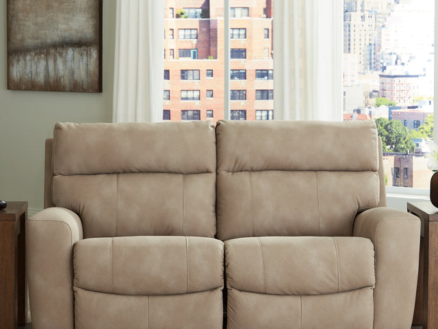 Next-Gen Durapella Sand 2-Piece Power Reclining Sectional Loveseat