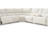 Keensburg Linen 3-Piece Power Reclining Sectional