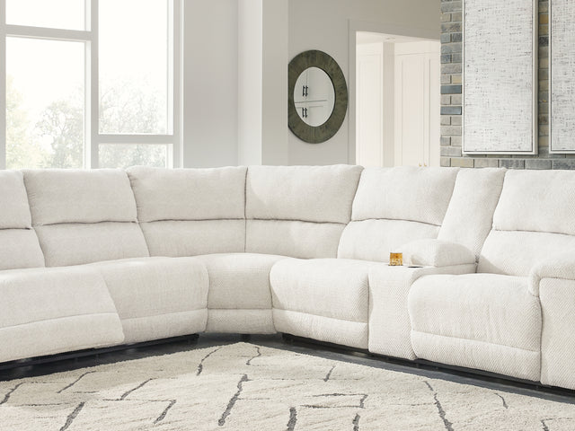 Keensburg Linen 3-Piece Power Reclining Sectional