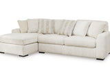 Chessington Ivory 2-Piece Left-Arm Facing Sectional With Chaise