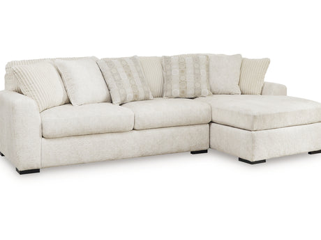 Chessington Ivory 2-Piece Right-Arm Facing Sectional With Chaise
