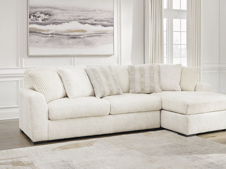 Chessington Ivory 2-Piece Right-Arm Facing Sectional With Chaise