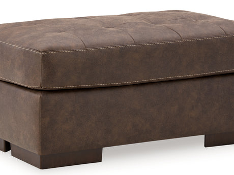 Maderla Walnut Sofa, Loveseat, Chair And Ottoman