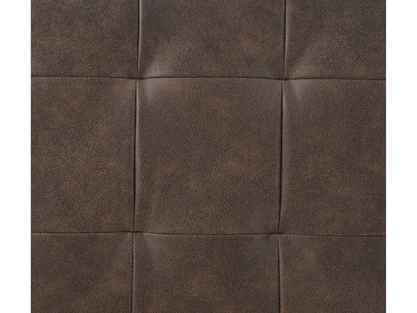 Maderla Walnut Chair And Ottoman