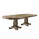 Vendome Gold Patina & Bone Finish Dining Table