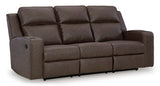 Lavenhorne Granite Reclining Sofa With Drop Down Table