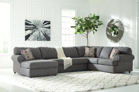 Jayceon Steel 3-Piece Sectional With Chaise