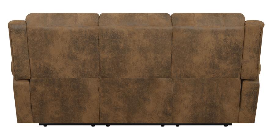 Sir Rawlinson Upholstered Buckskin Brown 3-Piece Living Room Set