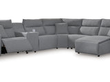 Modmax 6-Piece Power Reclining Sectional with Chaise