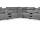 Modmax 7-Piece Power Reclining Sectional with Chaise