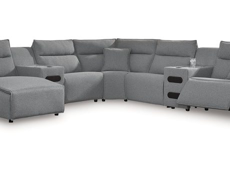 Modmax 7-Piece Power Reclining Sectional with Chaise