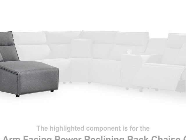 Modmax Left-Arm Facing Power Reclining Back Chaise