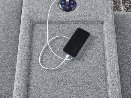 Modmax 6-Piece Reclining Sectional with Storage Console