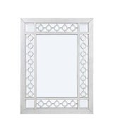 Varian Mirrored & Antique Platinum Finish Mirror