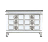 Varian Mirrored & Antique Platinum Finish Server