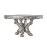 Dresden Vintage Bone White Finish Dining Table