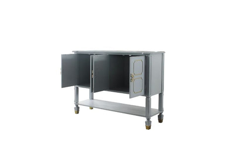 House Pearl Gray Finish Marchese Server