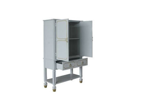 House Pearl Gray Finish Marchese Cabinet