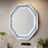 Crushed Diamonds LED Mirrored Console Table