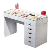 Diana Vanity Desk - 8 Storage Drawers