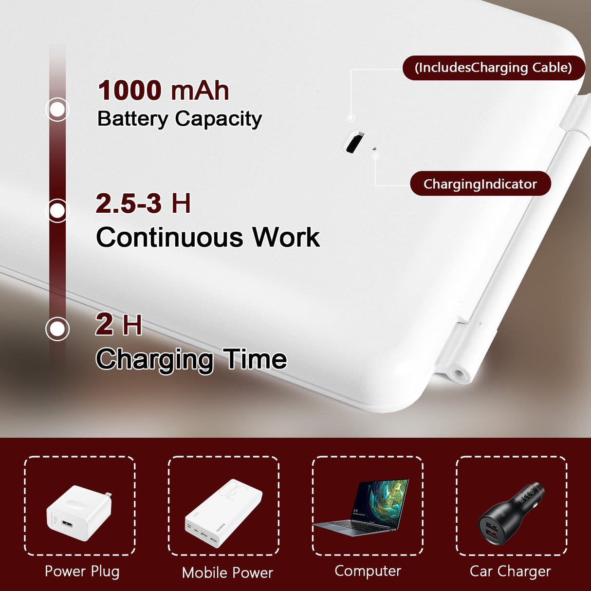 iPad Mini LED Makeup Mirror