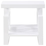 Schmitt 3-piece Coffee and End Table Set White High Gloss