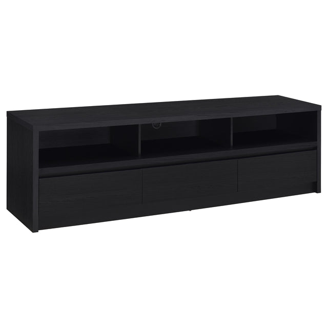 Rutland 78-inch 3-drawer TV Stand Media Console Black