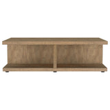 Cortona Square Engineered Wood Cocktail Coffee Table Mango