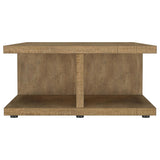 Cortona Square Engineered Wood Cocktail Coffee Table Mango