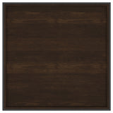 Fulton 30-inch Square Mango Wood Coffee Table Dark Brown