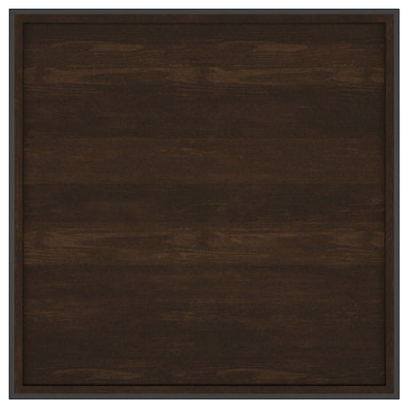 Fulton 30-inch Square Mango Wood Coffee Table Dark Brown