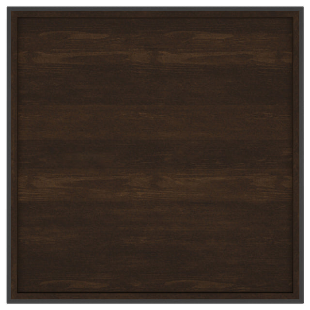 Fulton 30-inch Square Mango Wood Coffee Table Dark Brown