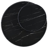 Briggs 3-piece Round Coffee and End Table Set Black